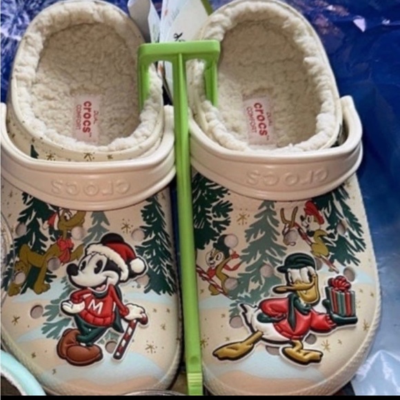 Disney Mickey Mouse and Friends Holiday Christmas Crocs for Adults